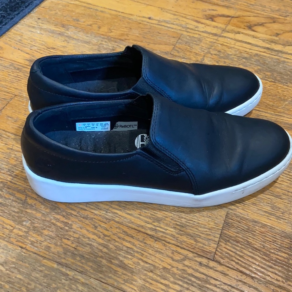 Timberland Teya Slip-On Shoes for Women 9 Black